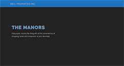 Desktop Screenshot of bellpropertiesinc.com